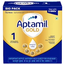 Aptamil Gold Prebiotic Stage 1 from Birth to 6 Months | Big Pack 1.2KG