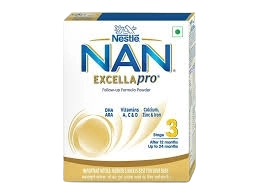 Nestle NAN EXCELLA pro Stage 3 Milk Powder | 12-24 Months- 400GM