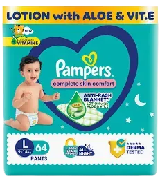 Pampers L Size 64-count diaper