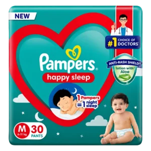 Pampers Medium (M) Size 30-diapers